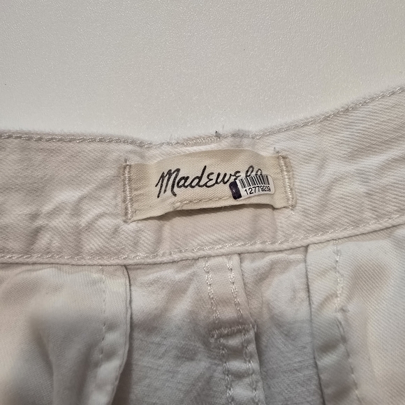 Madewell White Harlow Jean In White cotton Jeans & Denim Size 32 - Picture 7 of 16
